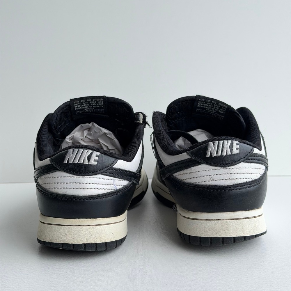 Nike Dunk Low Retro Mens 8 White Black Panda Low Top Sneakers DD1391-100 - Picture 6 of 9
